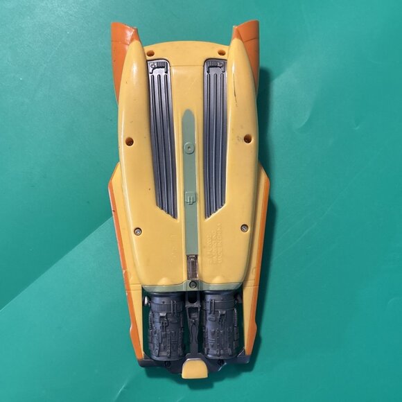 Star Wars Attack of The Clones Anakin Skywalker Yellow Coruscant Speeder Hasbro - Picture 5 of 6